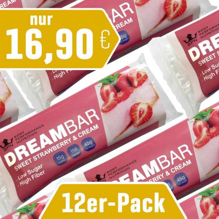 12er-Pack Dreambar Sweet Strawberry & Cream