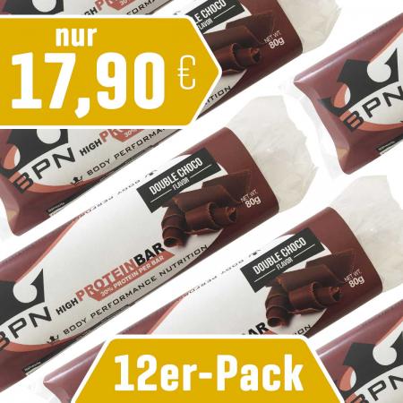 12er-Pack Protein-Riegel DOUBLE CHOCO